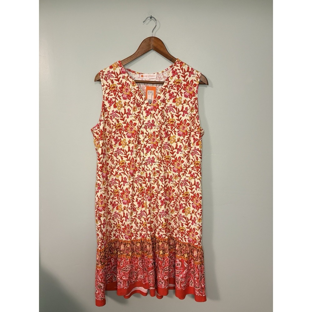 NWT Jude Connally Annabelle Dress Size XL Floral Paisley $188 Retail